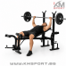 Сгъваема лежанка с приспособление за флайс и бедра KMSPORT SIMPLE
